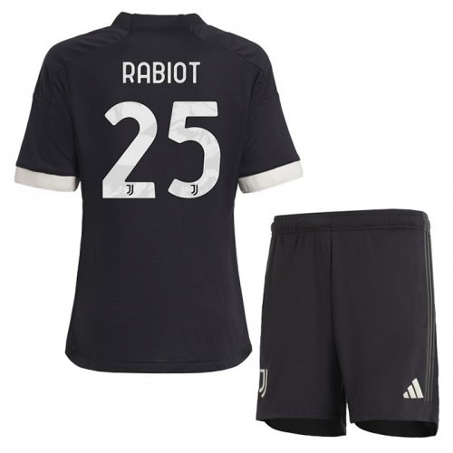 Fußball Trikot Juventus Rabiot 25 Ausweich 2023-24 - Kinder Fußball Trikot Juventus Rabiot 25 Ausweich 2023-24 - Kinder